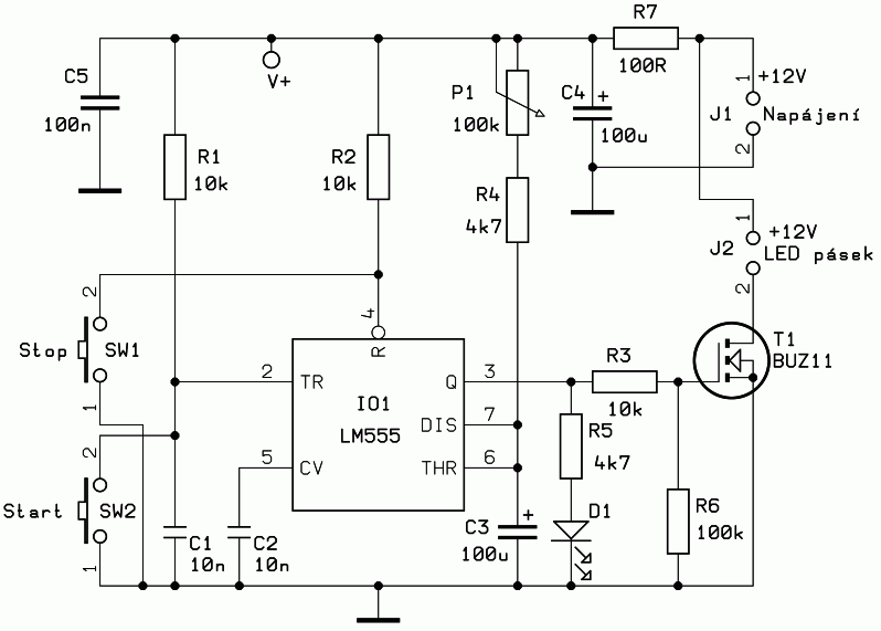 osvitka pasek schema
